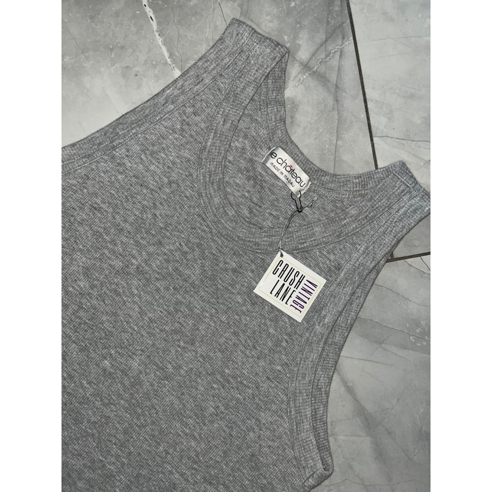 Vintage Le Chateau Ribbed Tank M